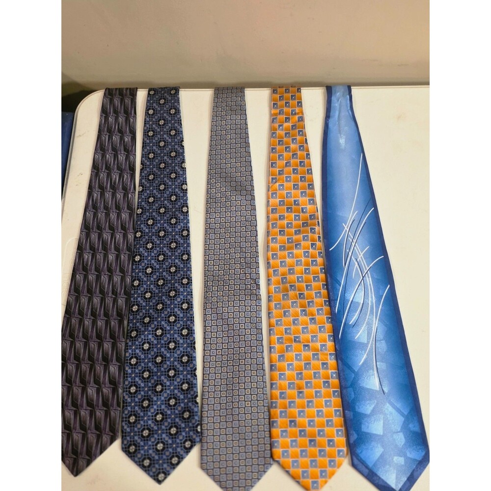 Daniel Elissa and Arrow and others Lot of 5 XL Ties Office Business Bundle